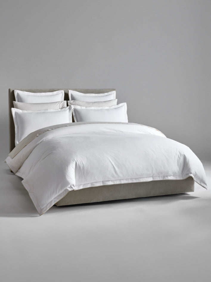 Willow Linen Set - Turkish Silver/Signature White / King